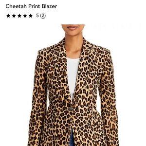 Frame Cheetah Print Women's Jacket / Blazer NWT